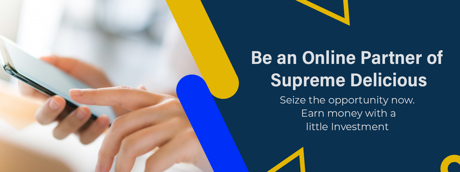 be An Online Partner For Supreme Delicious Foods Products